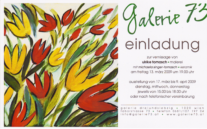 Ausstellung Ulrike Tomasch in Wien